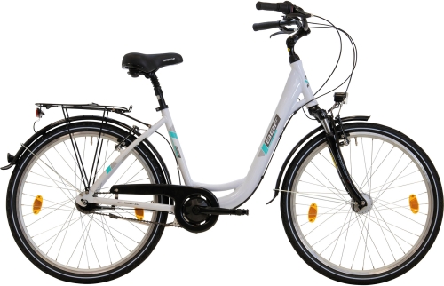 26 Zoll Alu Damen Citybike 7-Gang Shimano Nexus + Nabendynamo