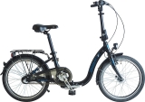 BBF Foldrider 20 Zoll Faltrad Tiefeinsteiger , 3-Gang Shimano + Nabendynamo Farbwahl