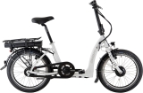 BBF Dallas 20 kompakt Zoll E-Bike, 7-Gang Shimano Nexus - 418Wh Akku in wei / schwarz