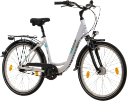 26 Zoll Alu Damen Citybike 7-Gang Shimano Nexus + Nabendynamo