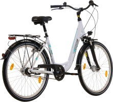 26 Zoll Alu Damen Citybike 7-Gang Shimano Nexus + Nabendynamo